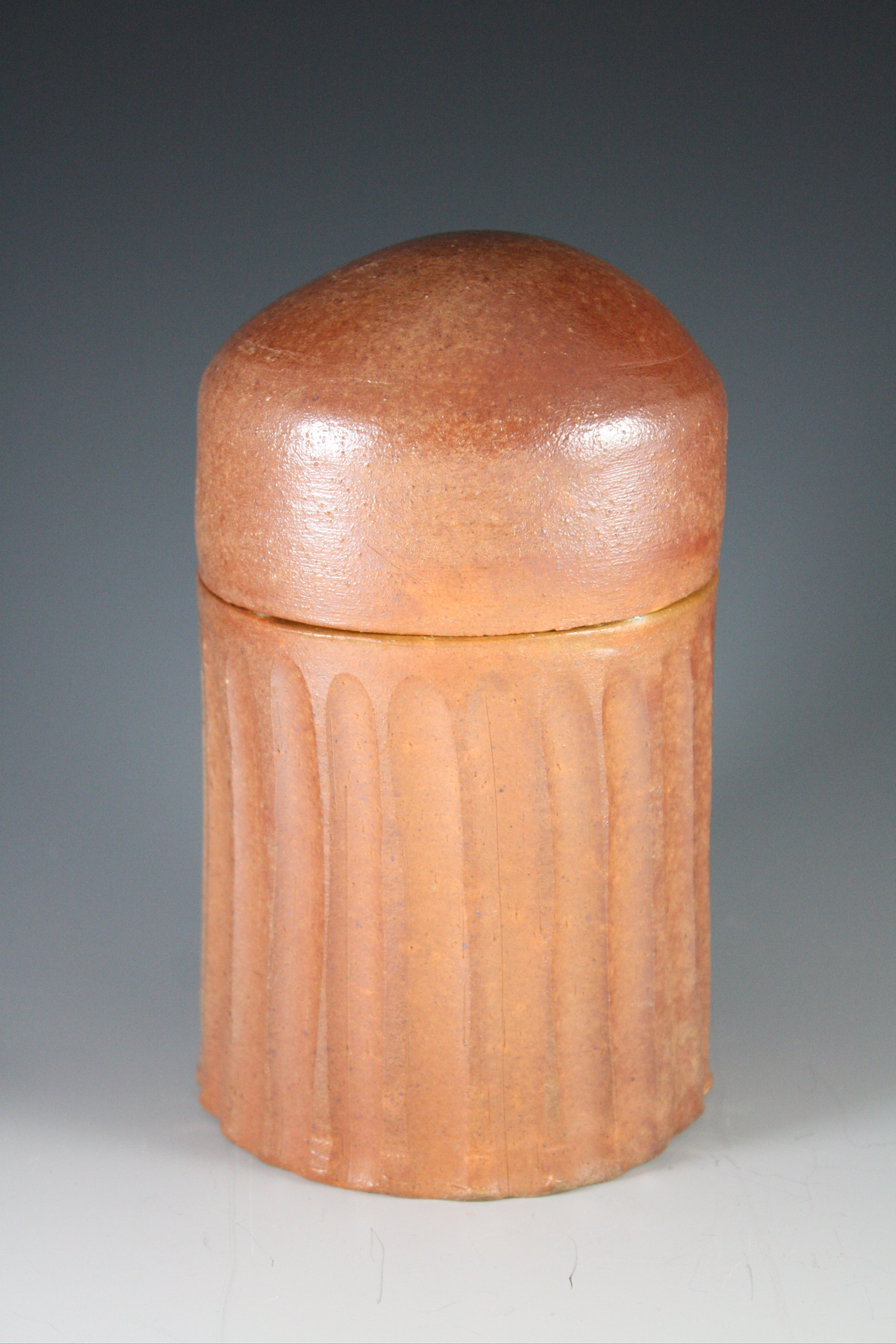 Fluted Jar with Lid