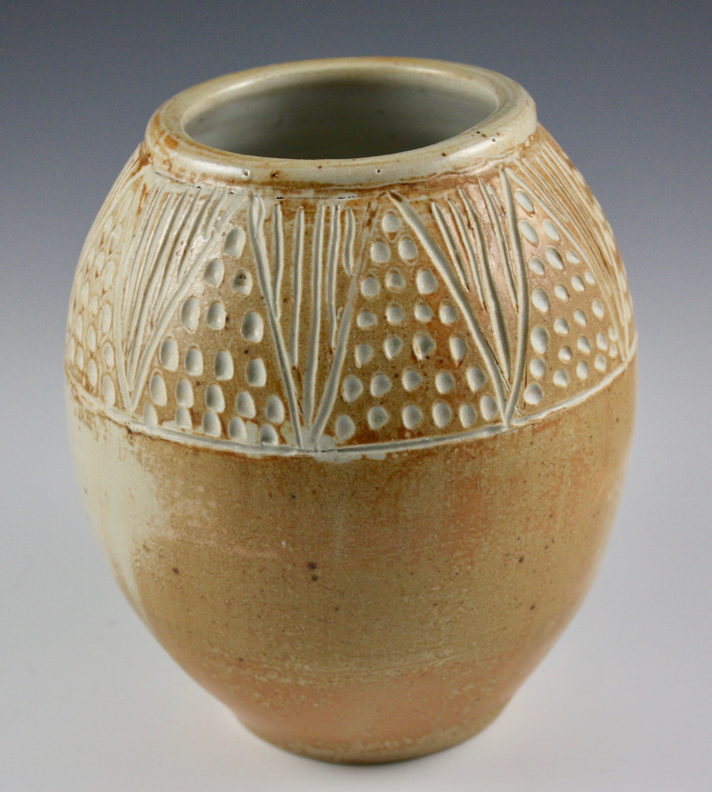 Rustic Carved Vase 114